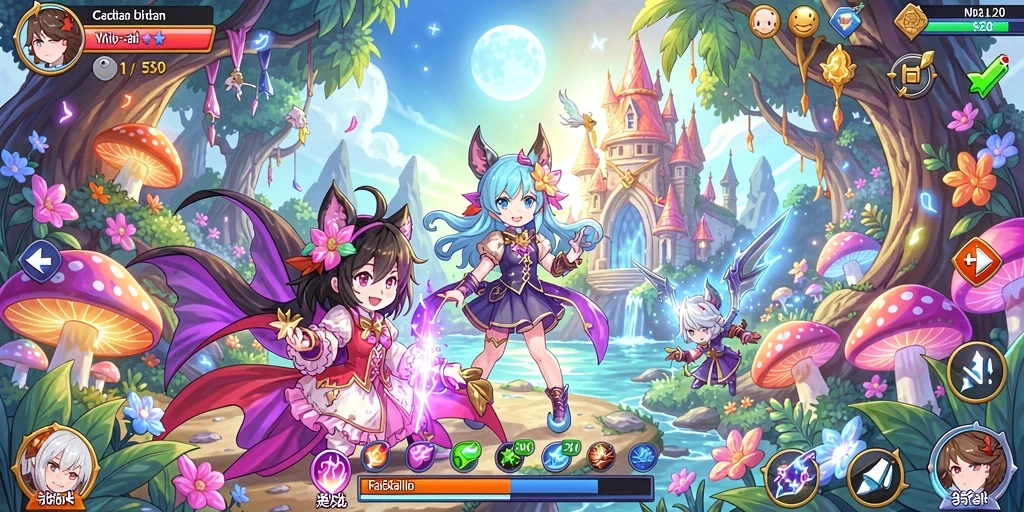 a200m - Interaksi karakter yang membuat game semakin menarik.
